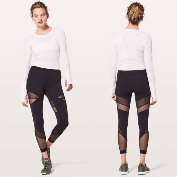 Lululemon Forget The Sweat Tight *25" Black (First Release) W5BA9S Size 8 - Picture 1 of 8